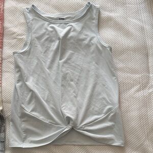 YPB Light Blue Twist-Knot Tank Top